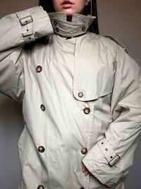 Greige XL Vintage Trenchcoat