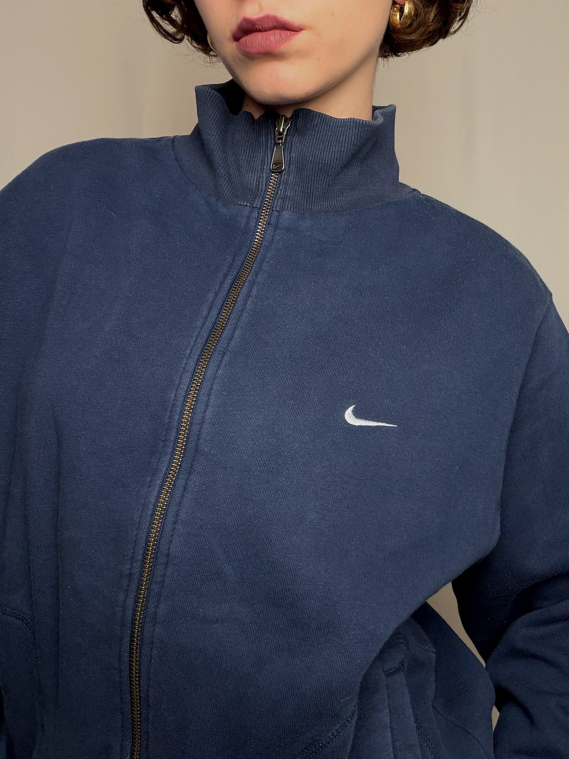 Jacket de sport marine Nike M vintage