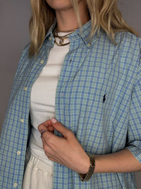 LACOSTE M/L vintage pastel striped shirt 
