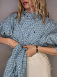 LACOSTE M/L vintage pastel striped shirt 