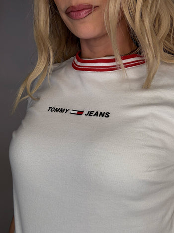 ADIDAS S/M vintage beige long-sleeved crop top