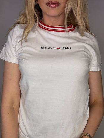 ADIDAS S/M vintage beige long-sleeved crop top