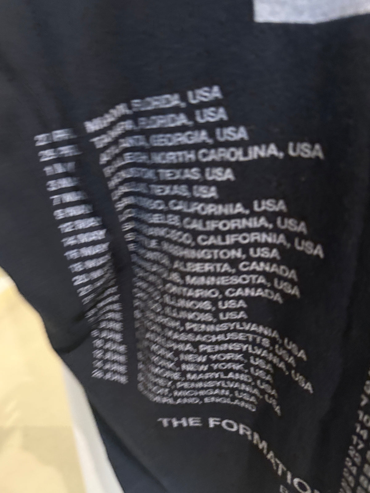 Tshirt BEYONCE 2016 M live
