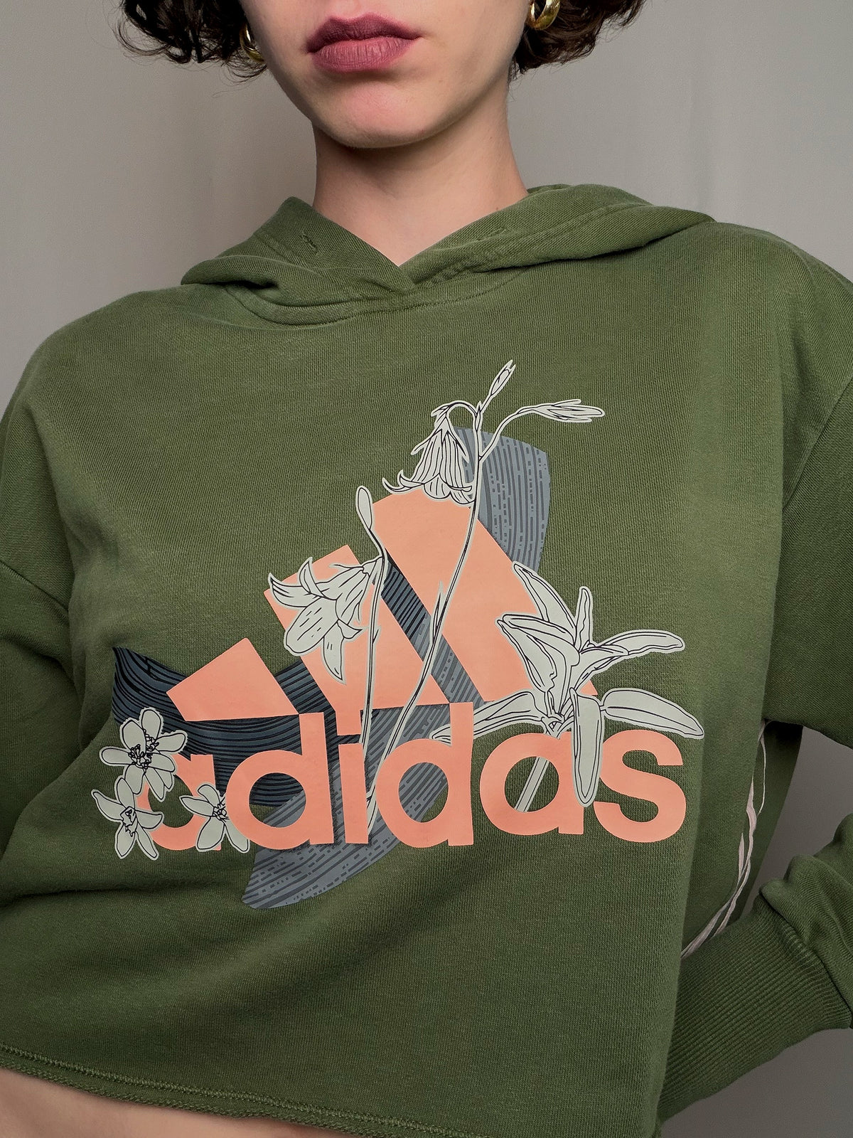 Sweat kaki Adidas XS vintage