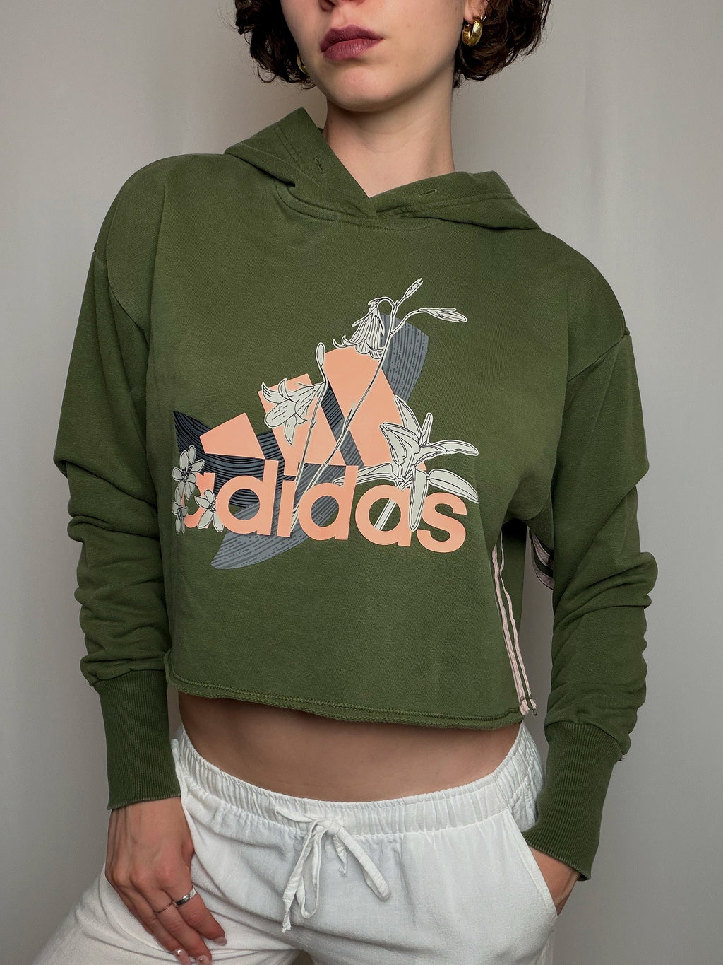 Sweat kaki Adidas XS vintage