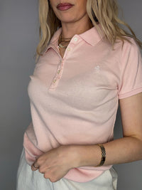Polo manches courtes rose RALPH LAUREN M Vintage