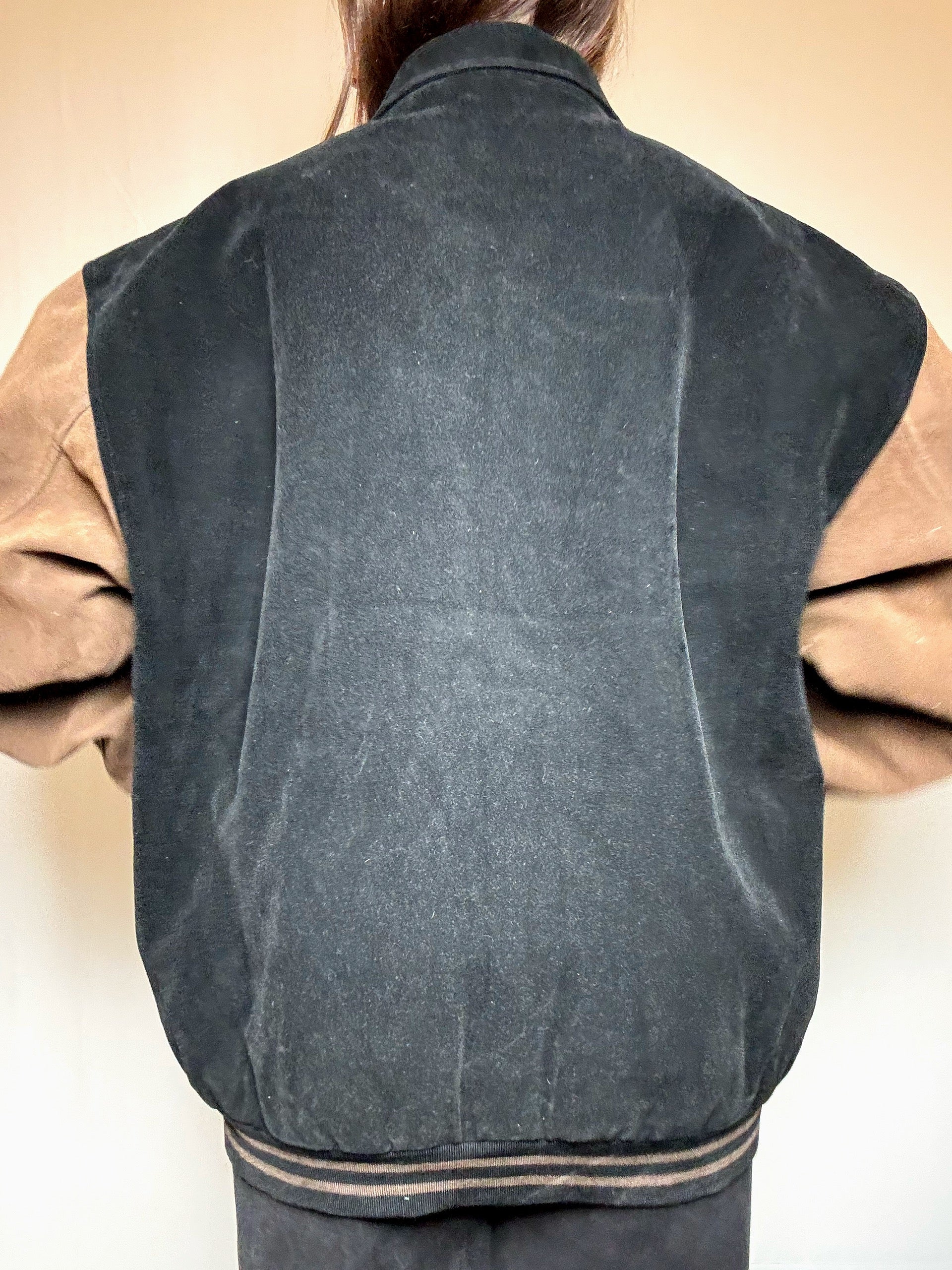 Blouson bicolore XXL vintage