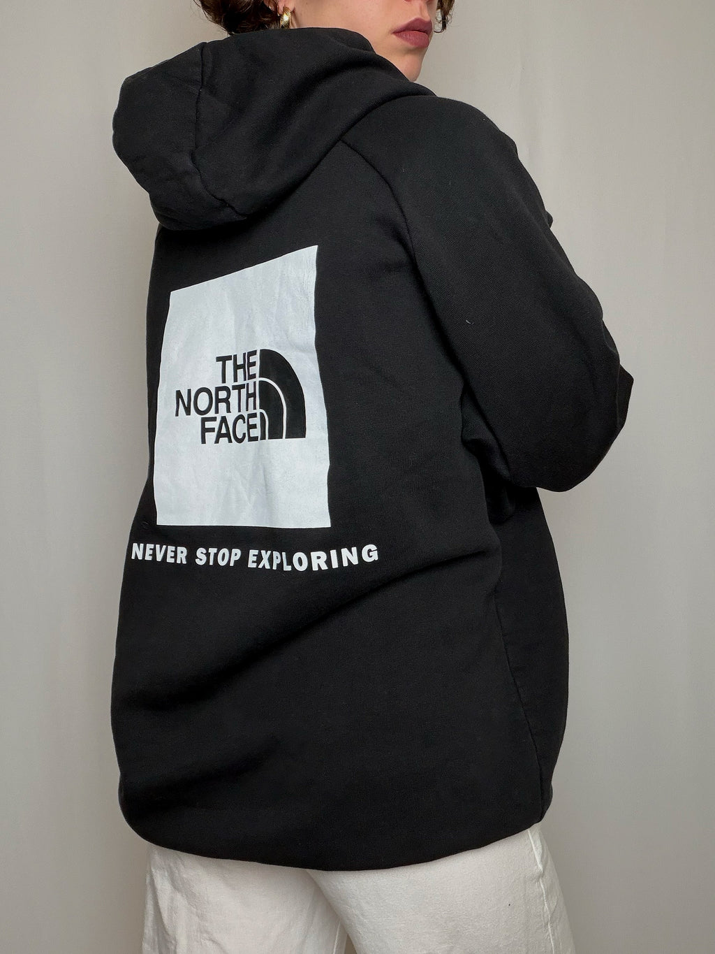 Hoodie The North Face noir XL vintage