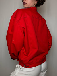 Veste mi saison rouge L/XL vintage