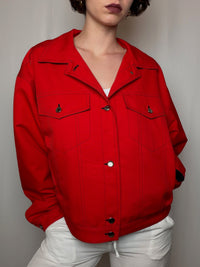 Veste mi saison rouge L/XL vintage