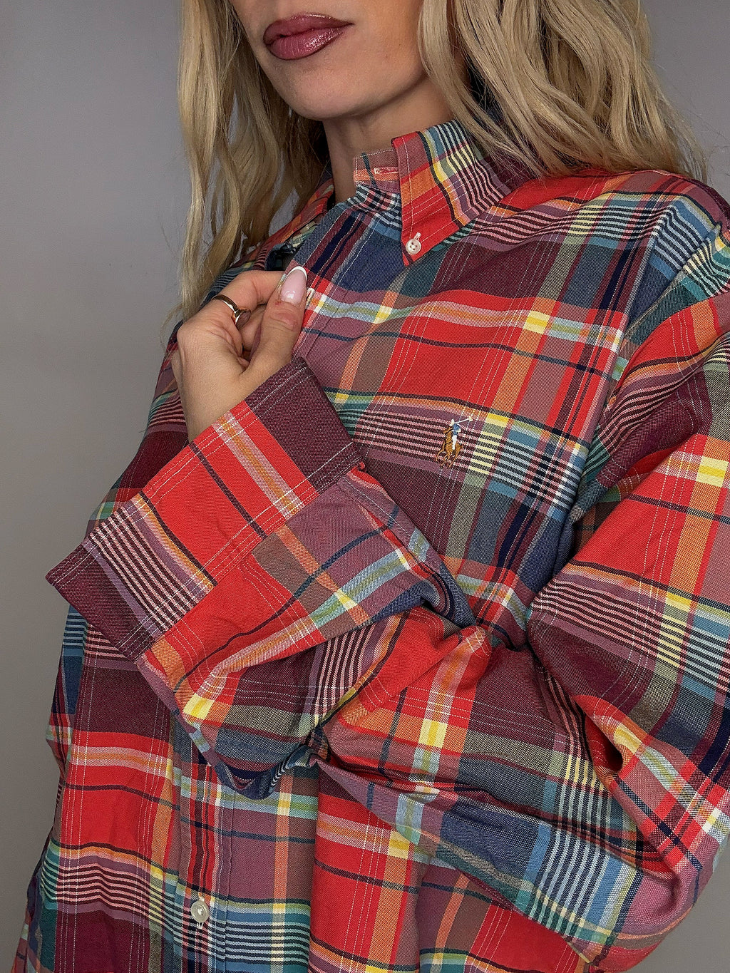 Chemise à carreaux RALPH LAUREN XL Vintage