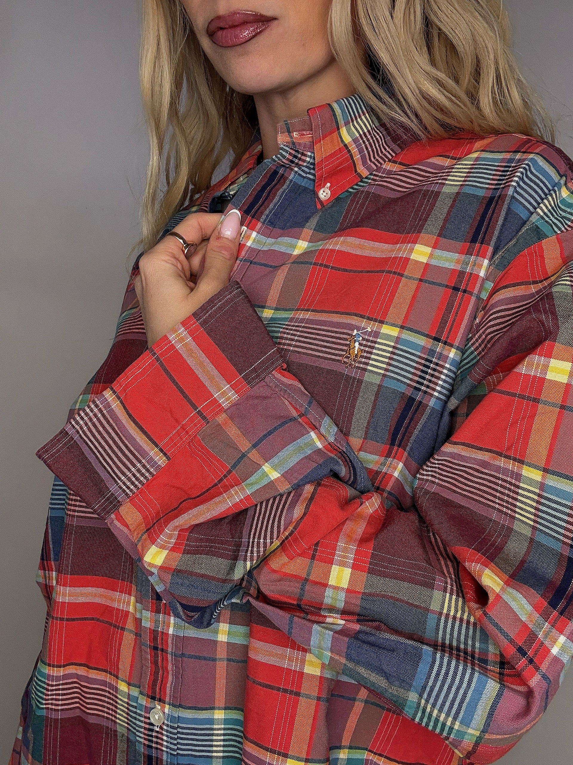 Chemise à carreaux RALPH LAUREN XL Vintage