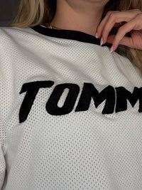 ADIDAS S/M Vintage schwarzes Crop-Top