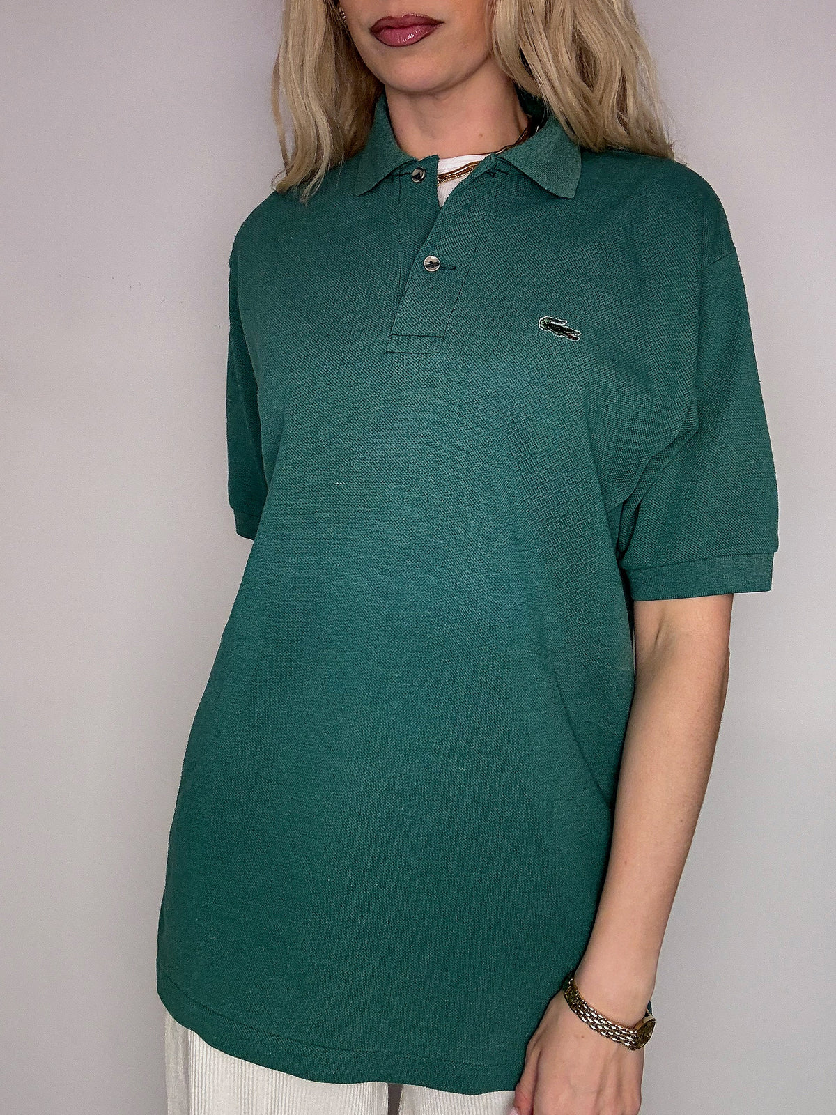 LACOSTE M vintage sky blue short-sleeved polo shirt