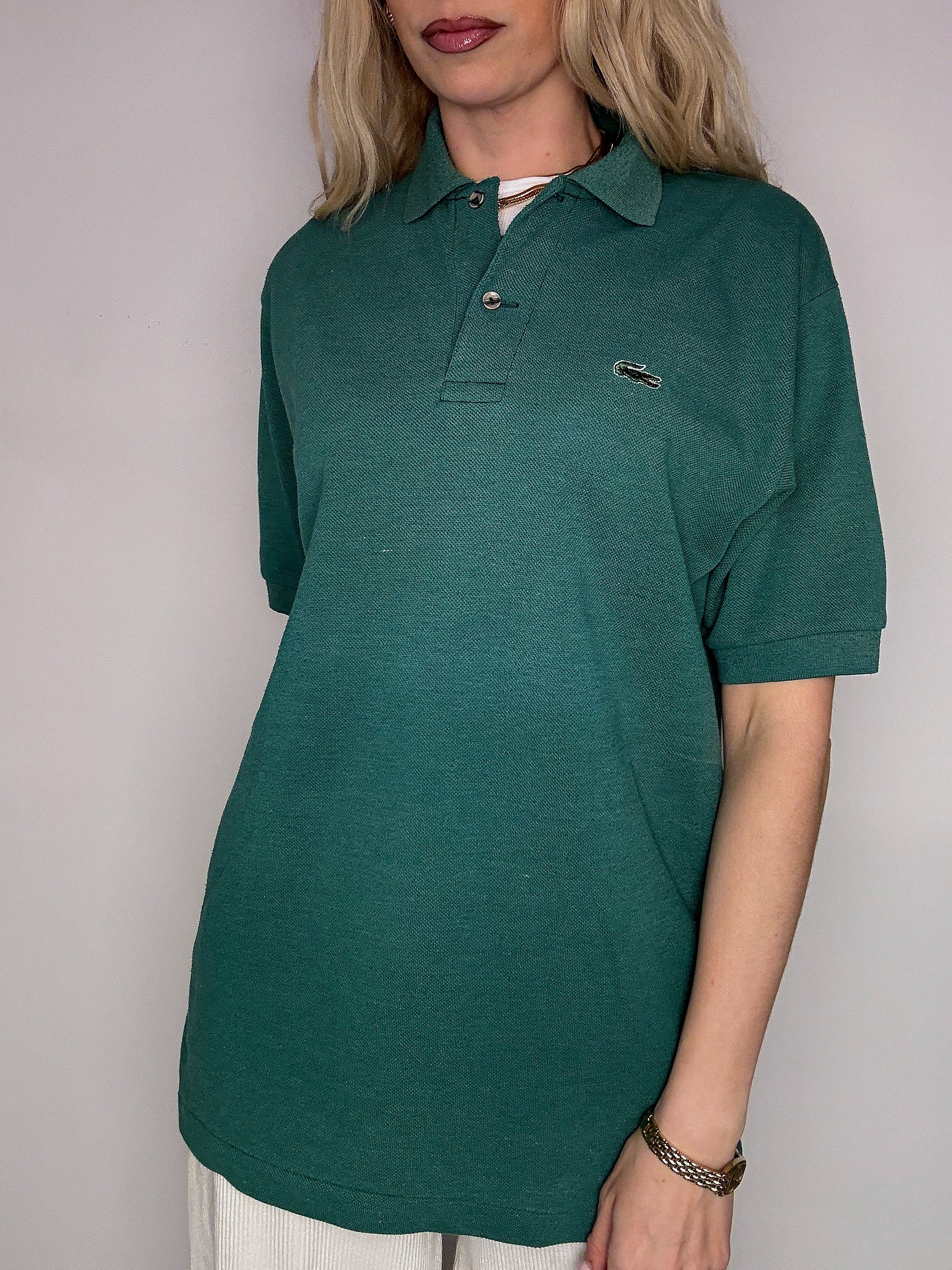 LACOSTE M vintage sky blue short-sleeved polo shirt