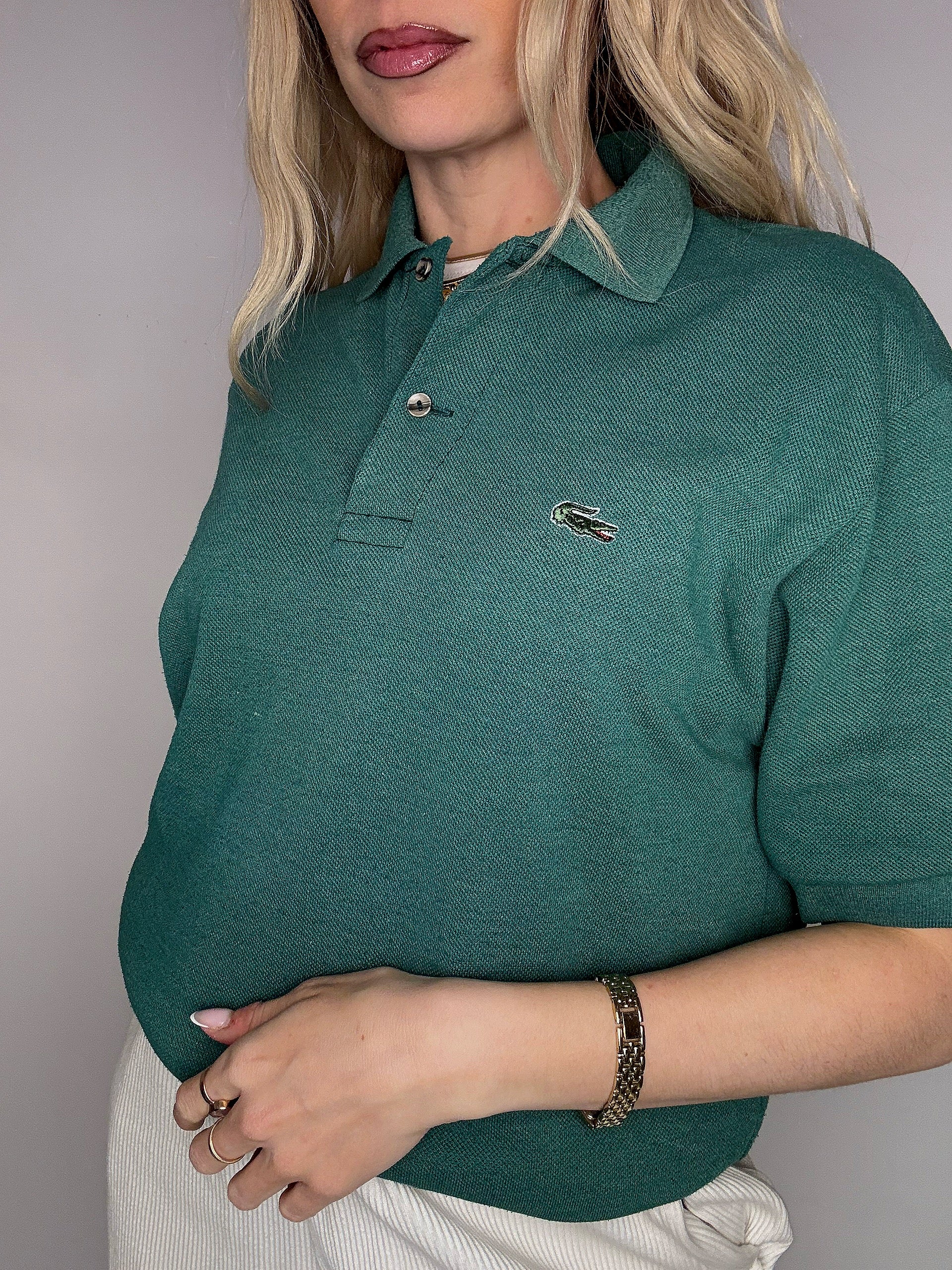 LACOSTE M vintage sky blue short-sleeved polo shirt