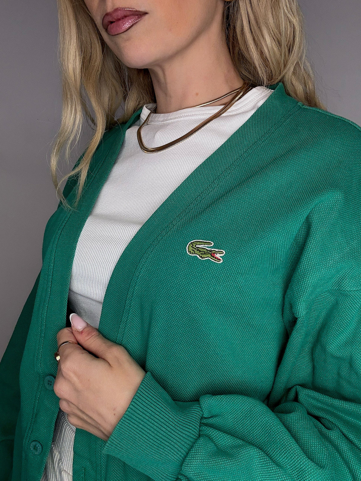 RALPH LAUREN L Vintage jersey cardigan