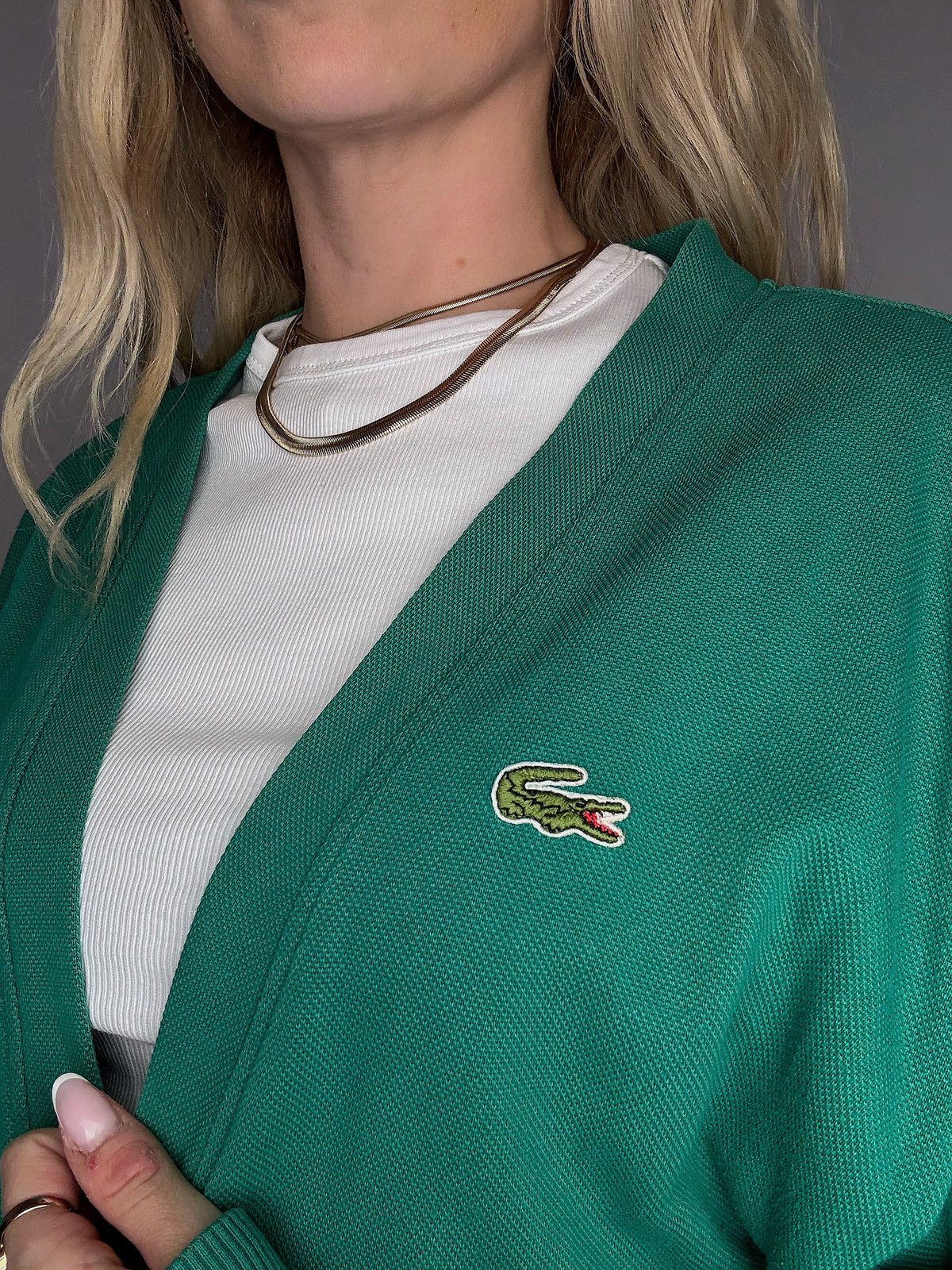 RALPH LAUREN L Vintage jersey cardigan