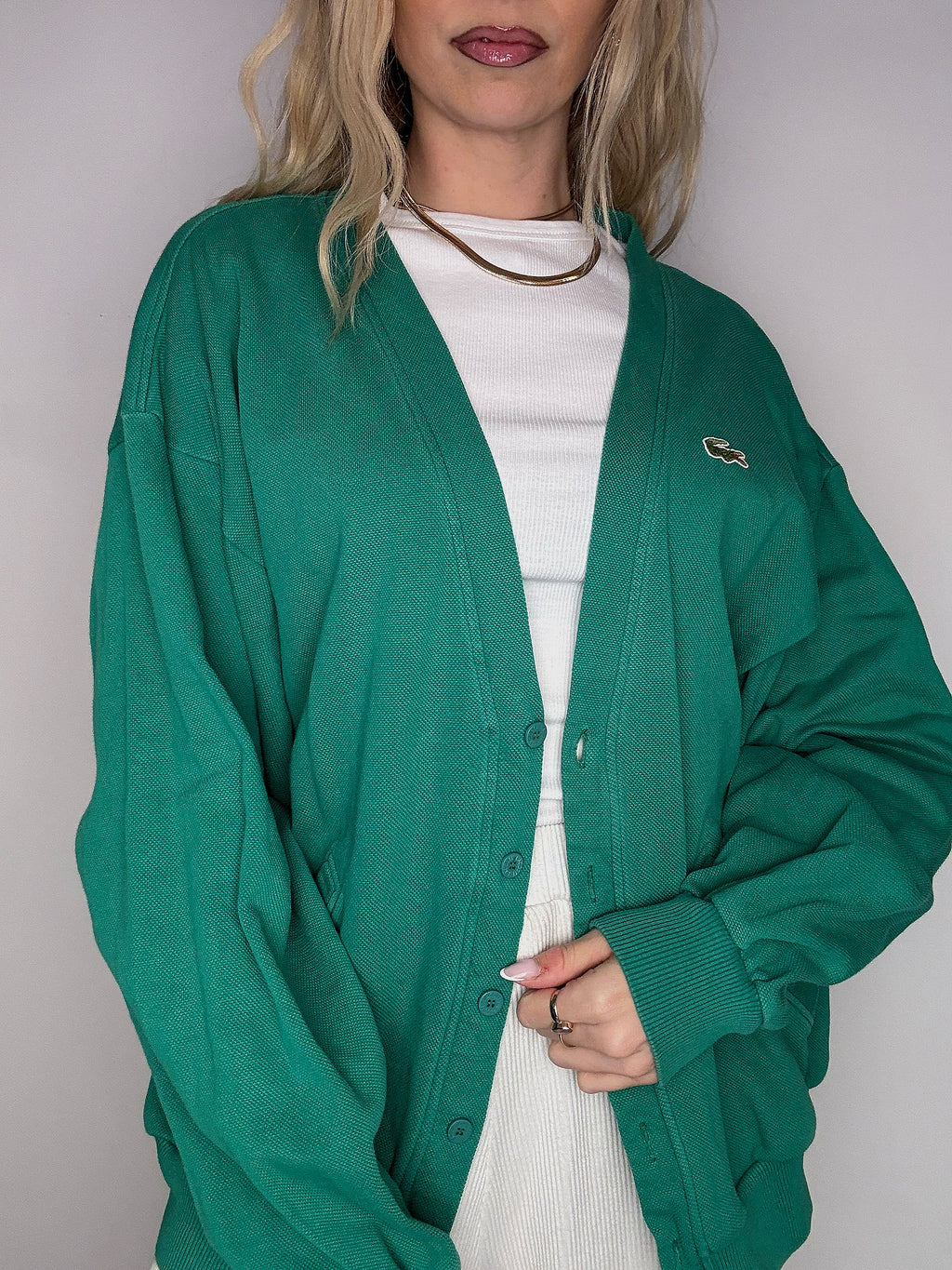 RALPH LAUREN L Vintage jersey cardigan