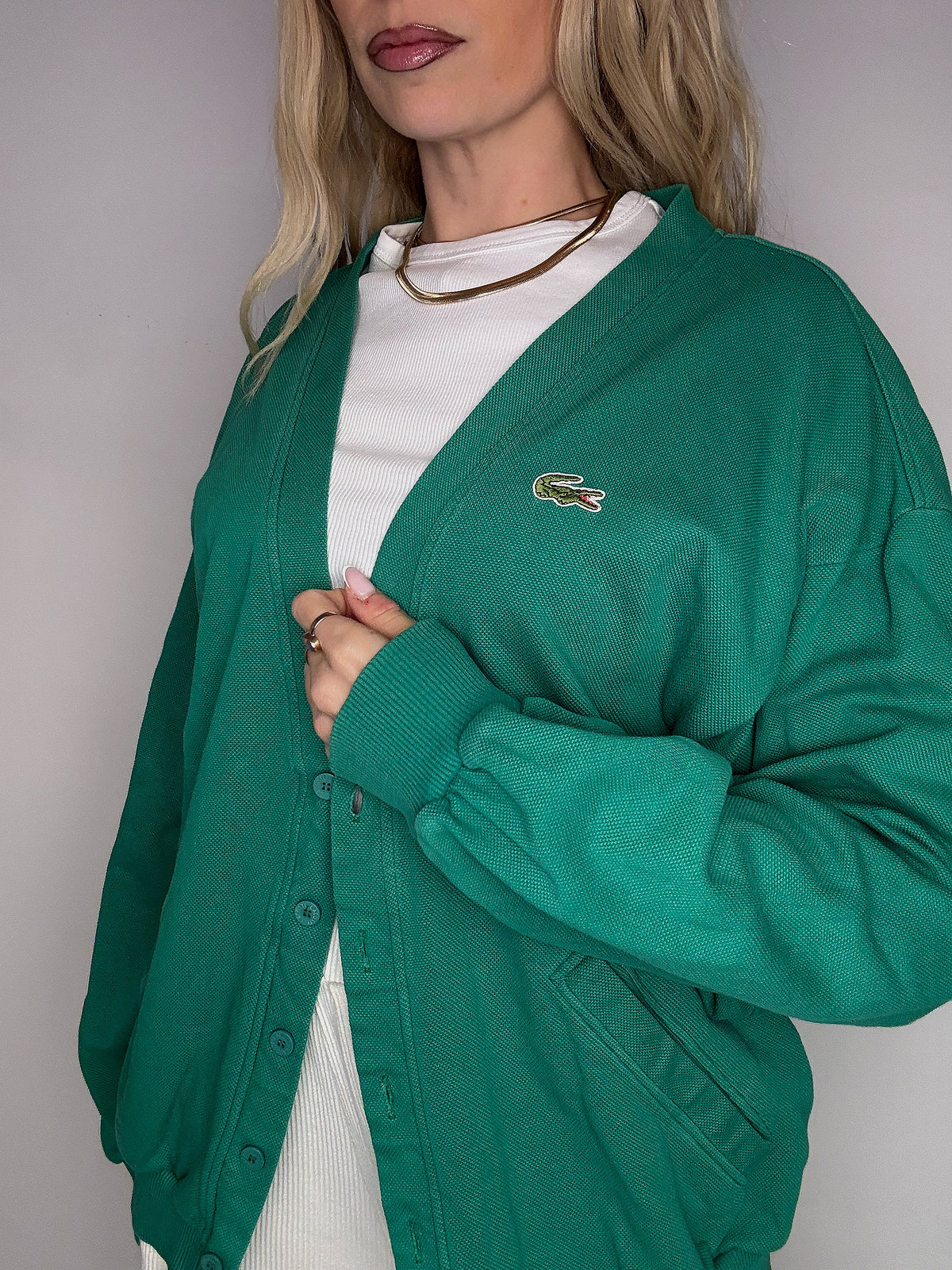 RALPH LAUREN L Vintage jersey cardigan