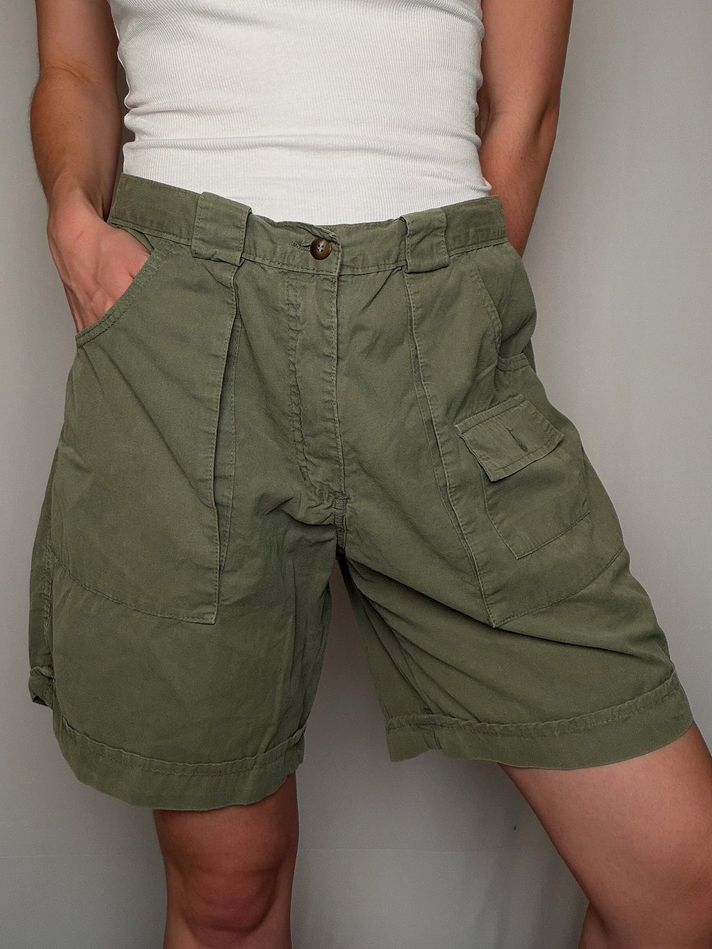 Short cargo kaki S/M vintage