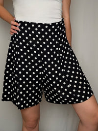 Bermuda fluide polka dots S vintage