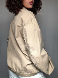 Vintage Sommerjacke Beige Gr. L/XL