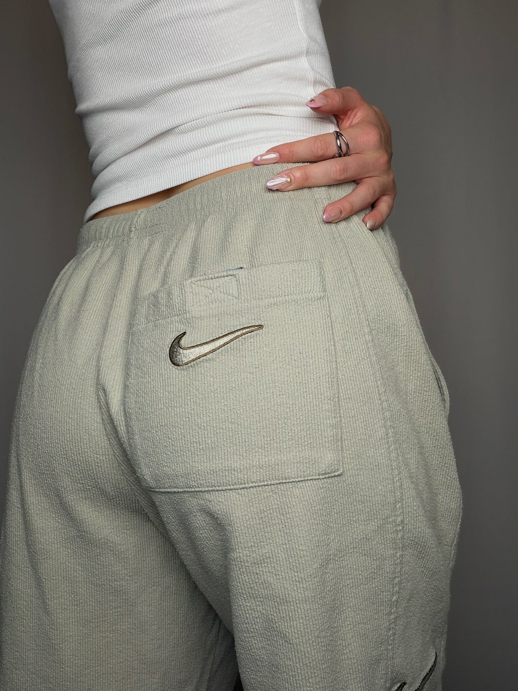 Short de sport beige Nike M vintage