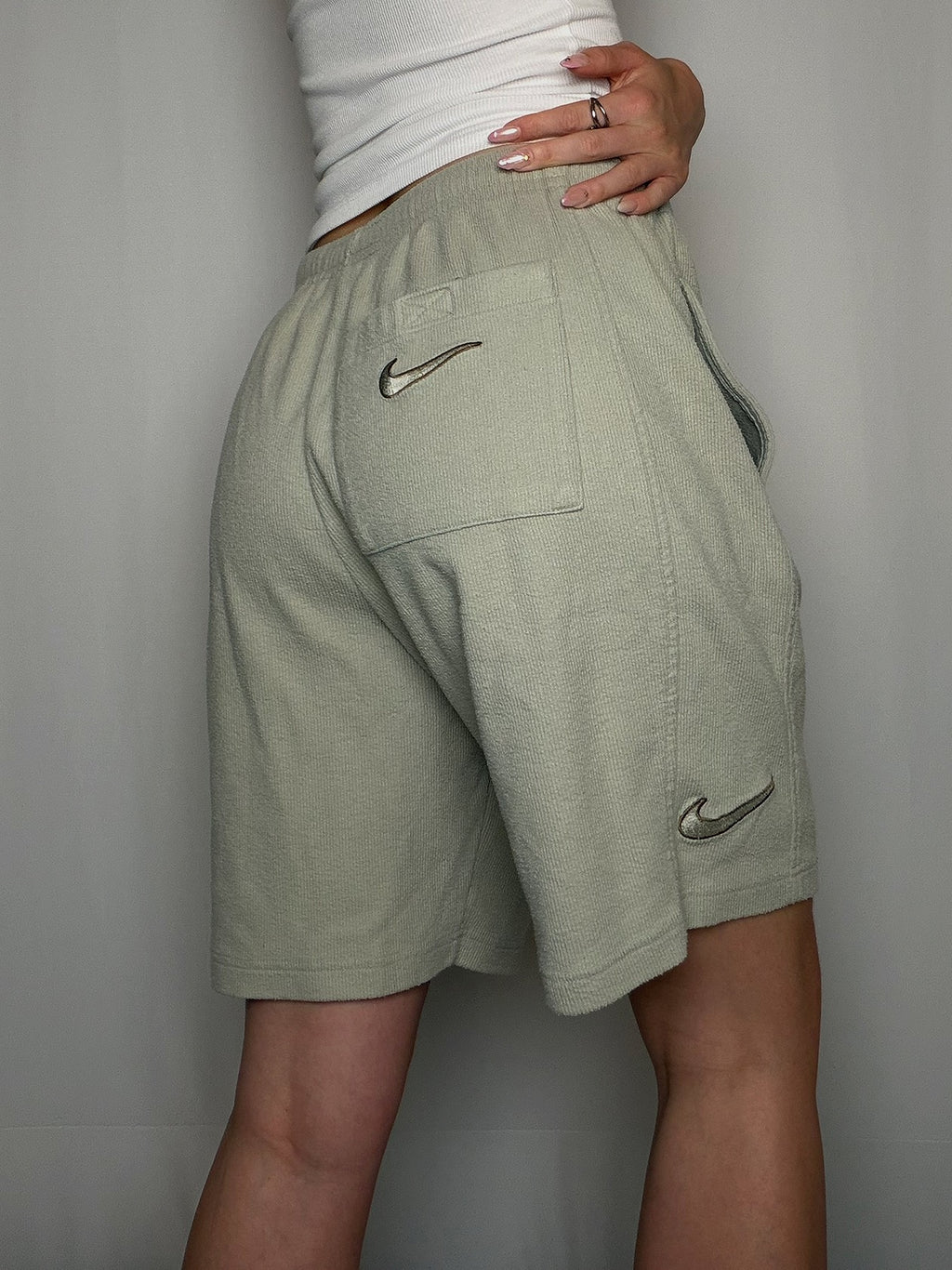 Short de sport beige Nike M vintage