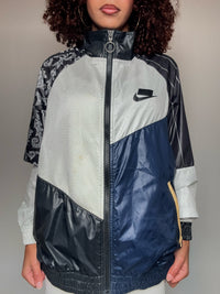 Nike vintage black and white windbreaker XL