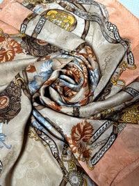 Foulard en soie vintage