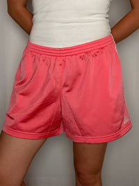 Short de sport rose Adidas L vintage