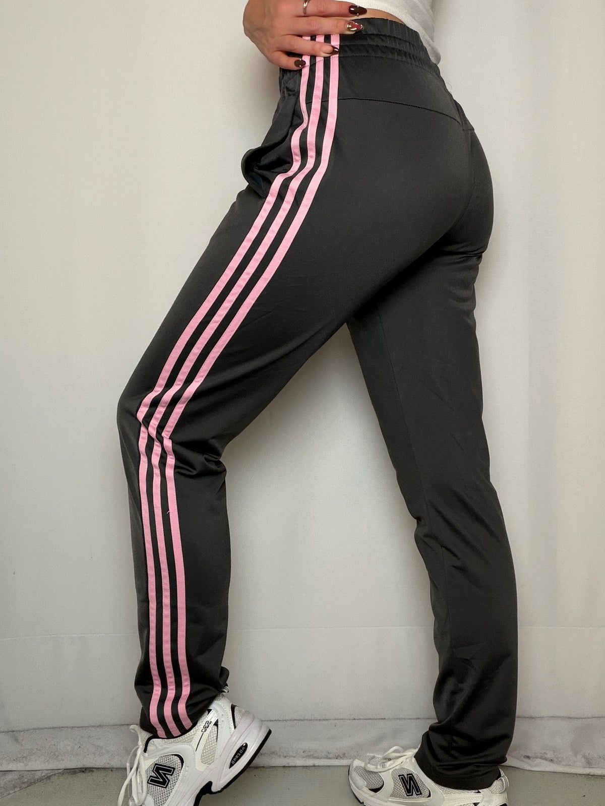 Jogging gris et rose Adidas S vintage