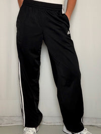 Jogging noir et blanc Adidas L vintage