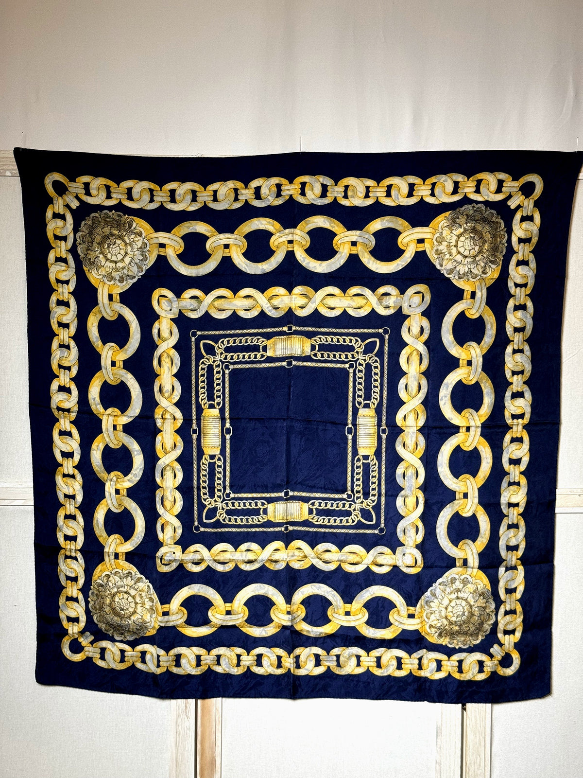 Foulard en soie vintage