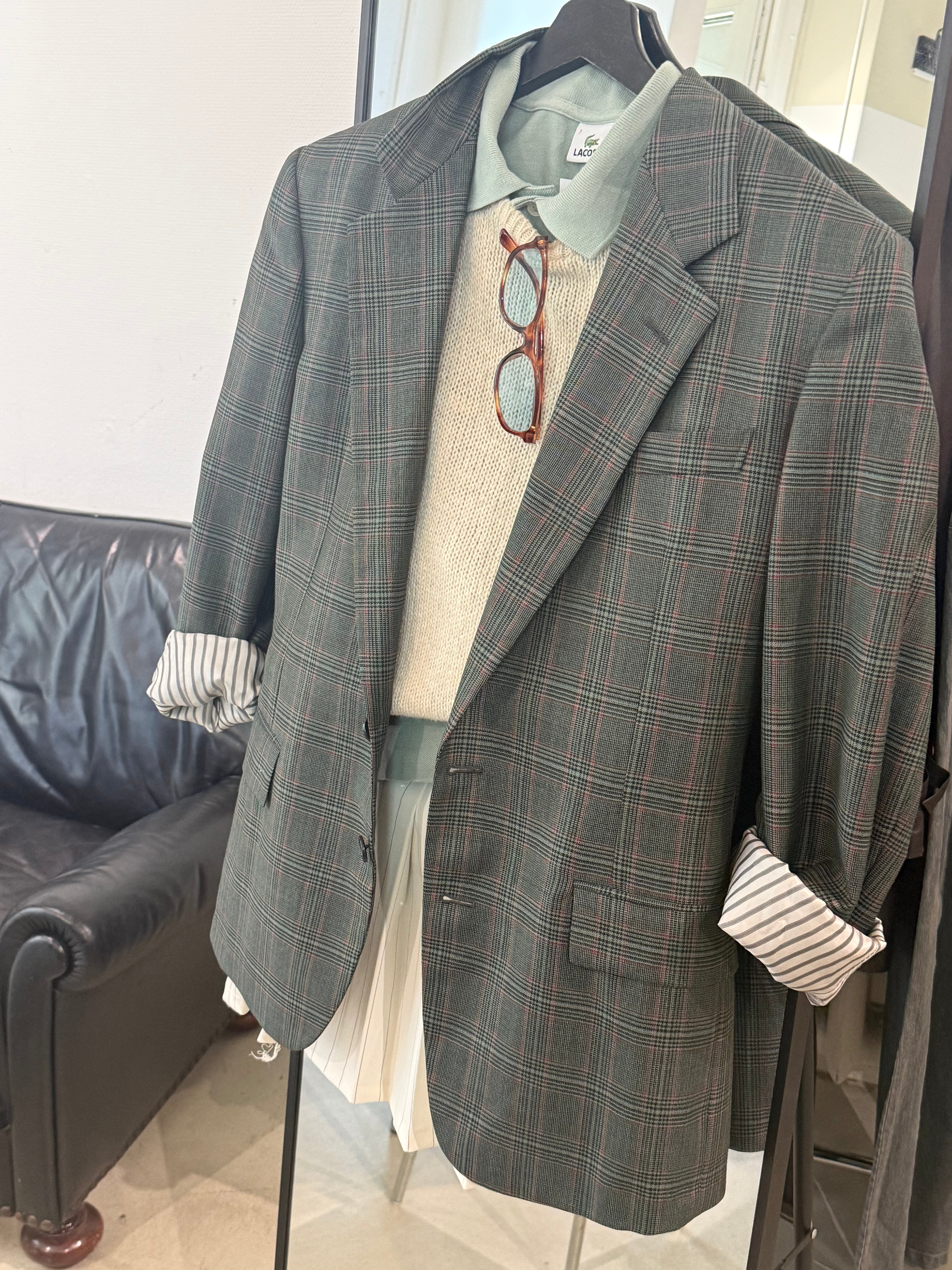 Blazer a carreaux M/L LookDuJour