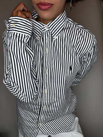 Chemise rayée RALPH LAUREN S vintage