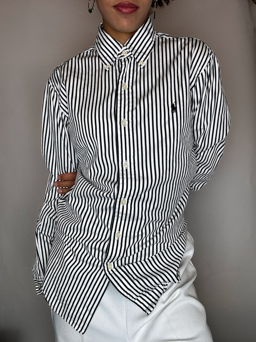 Chemise rayée RALPH LAUREN S vintage