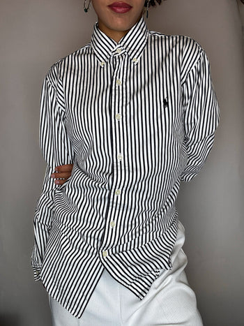 Chemise rayée RALPH LAUREN S vintage