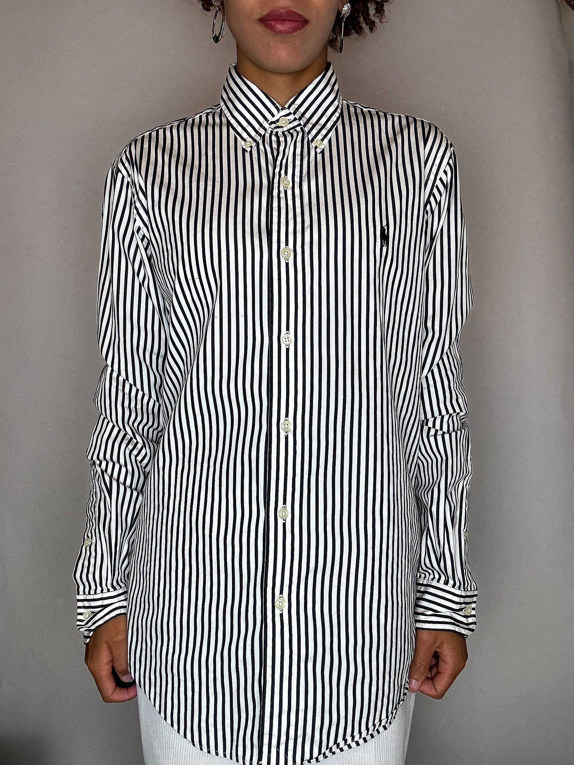 Chemise rayée RALPH LAUREN S vintage
