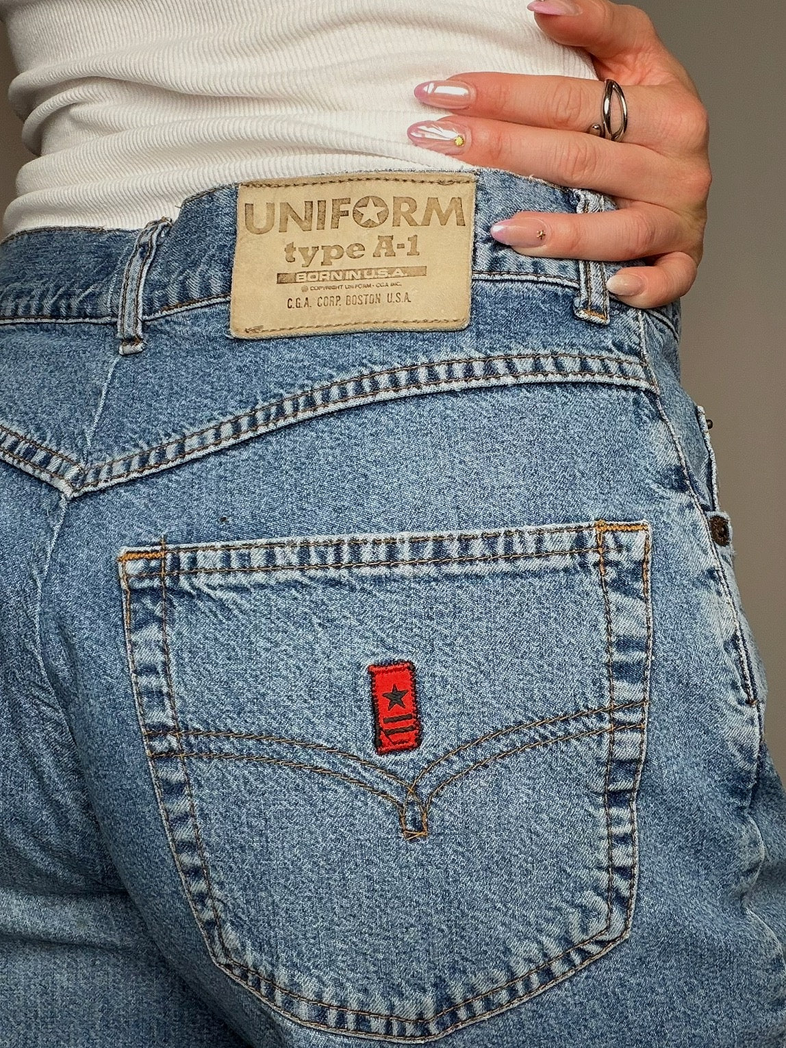 Short en denim S/M vintage