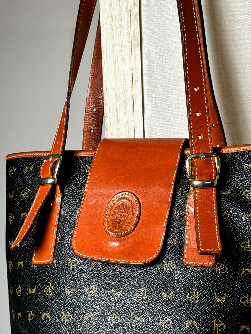Sac seau monogramme vintage