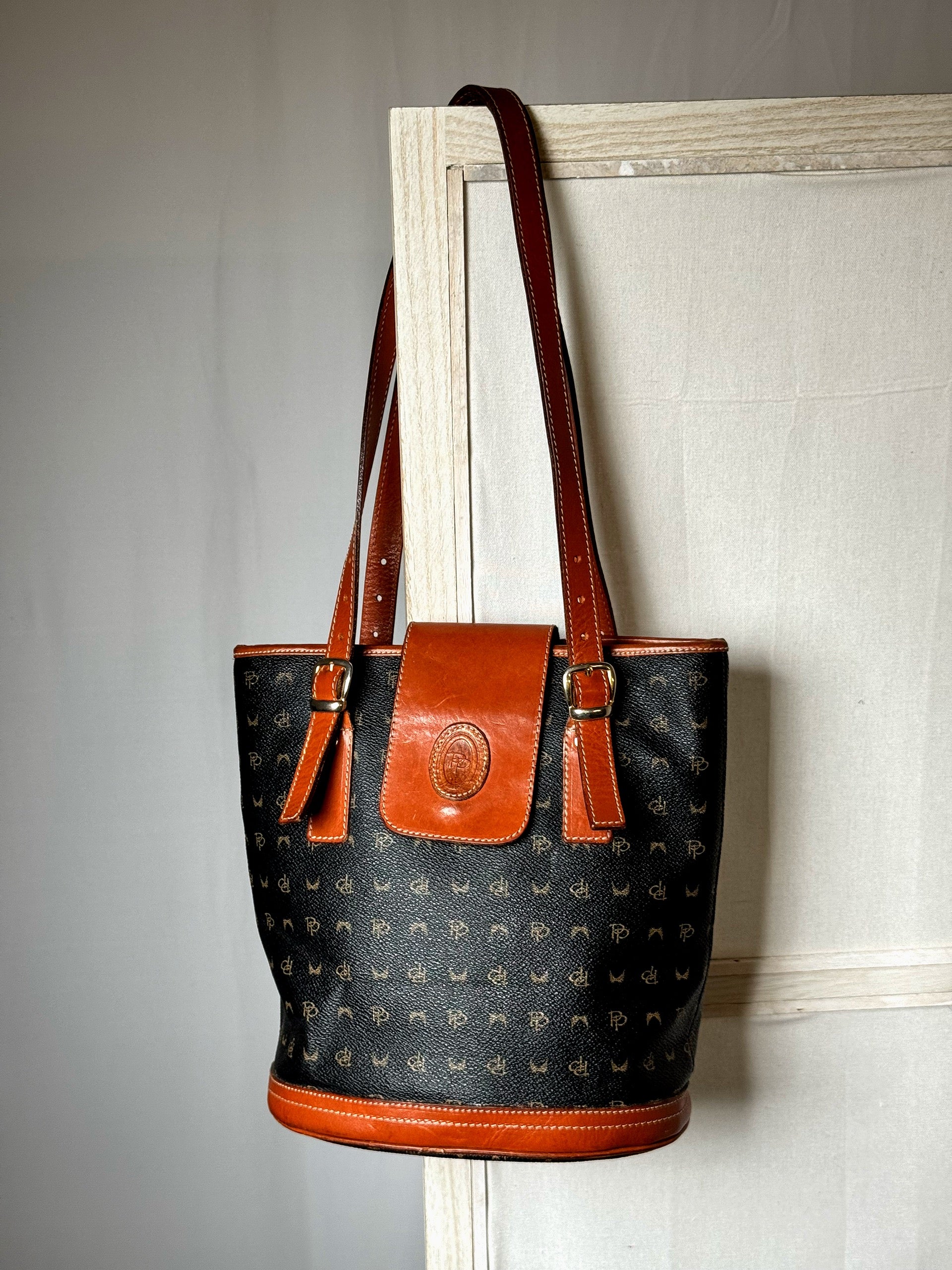 Sac seau monogramme vintage