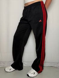 Jogging noir et rouge Adidas XL vintage