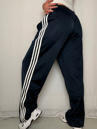 Jogging noir et blanc Adidas L vintage