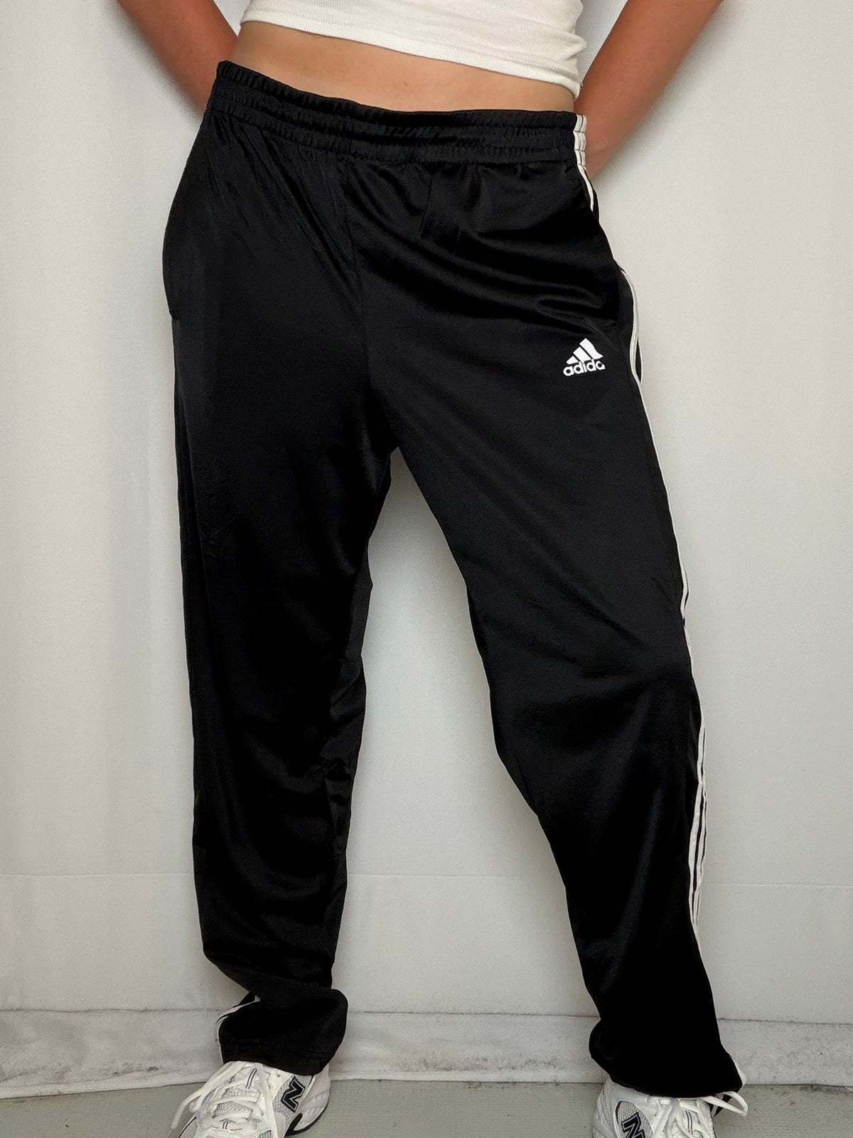 Jogging noir et blanc Adidas M vintage