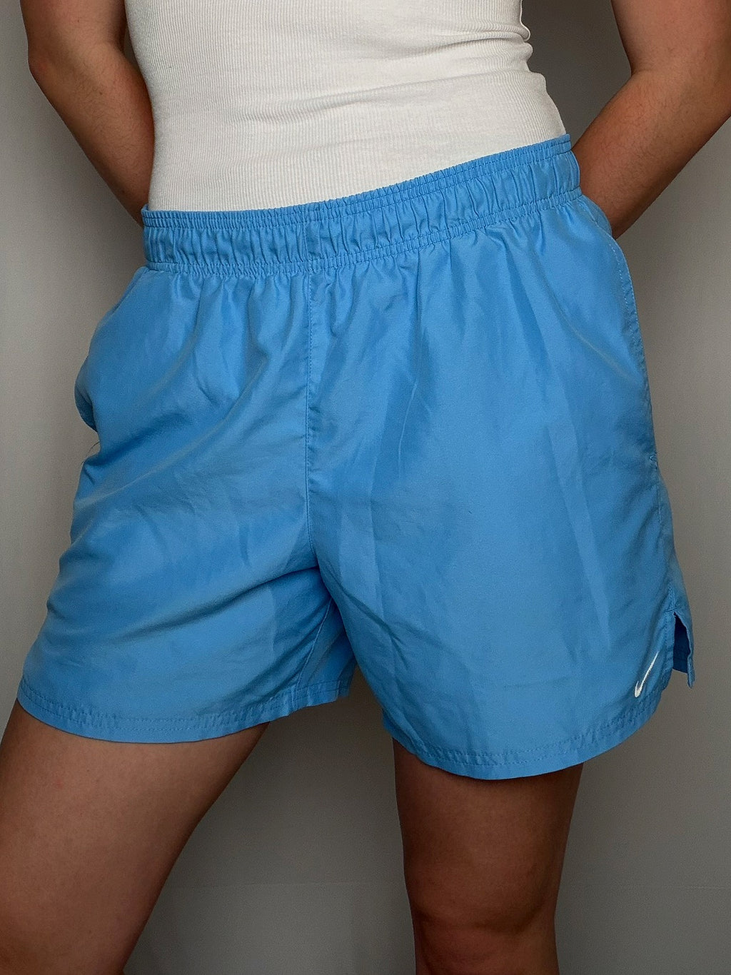 Short bleu Nike M vintage