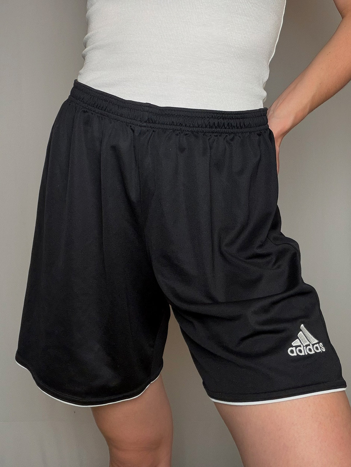 Short de sport noir Adidas XL vintage
