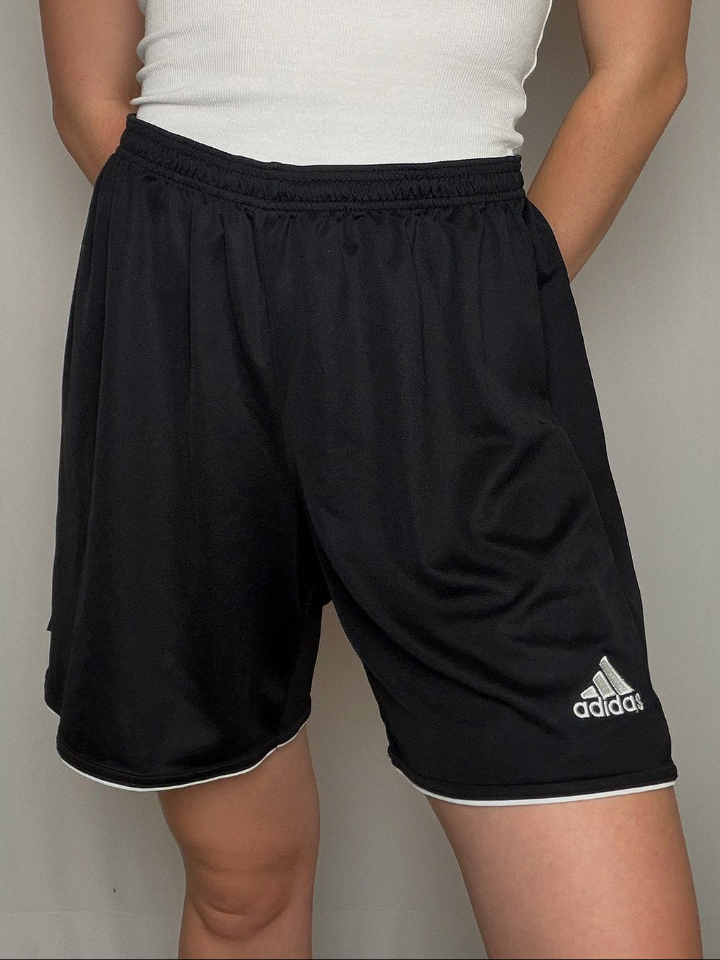 Short de sport noir Adidas XL vintage