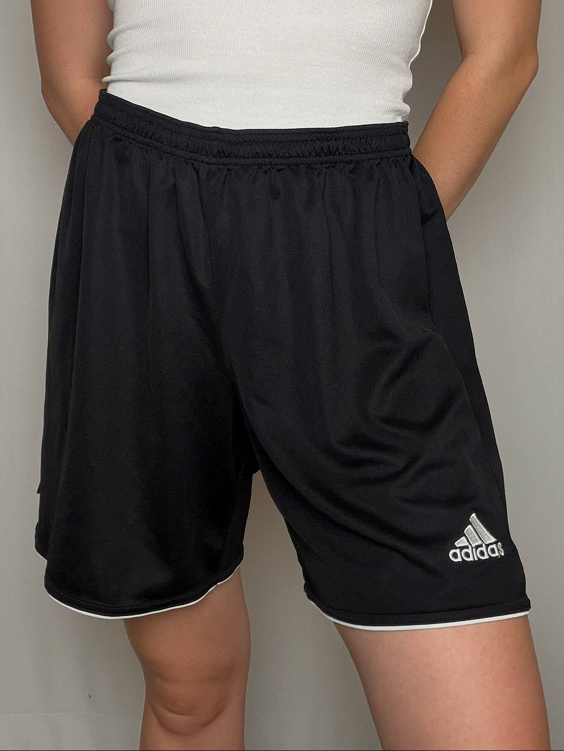 Short de sport noir Adidas XL vintage